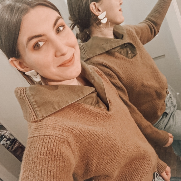 Cozy n Cool Vintage Sweater Elbow Patch Pullover - Picture 2 of 11